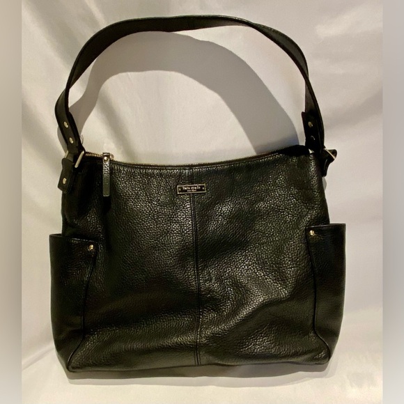 Kate Spade Pebble Grain Hobo Bag, Black - Picture 1 of 9